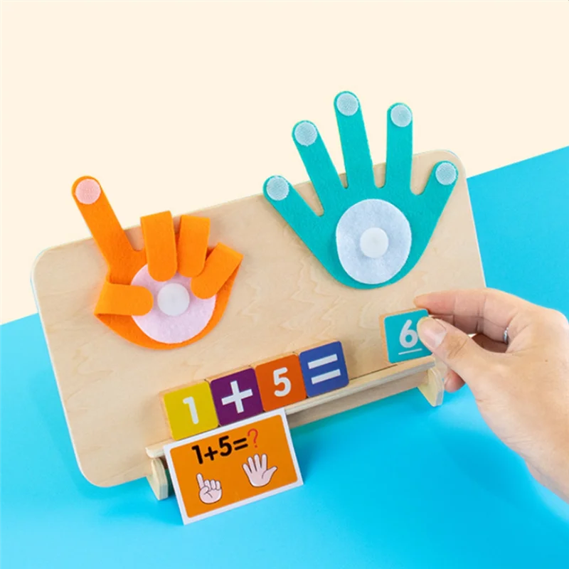 

Practical-Finger Numbers Intelligence Math Toy Develop Finger Counting Math Toy For Preschool Children Travel Game