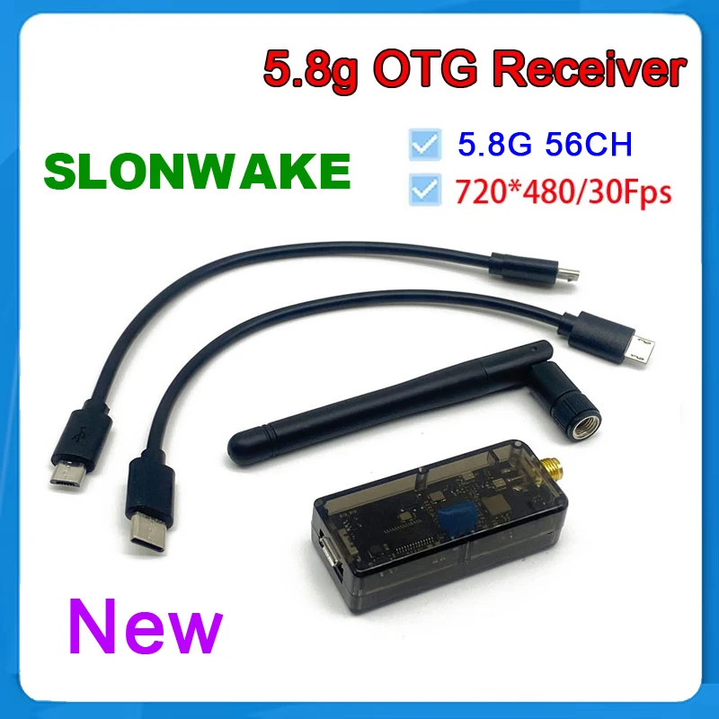 5.8G 2000MW 48CH เครื่องส่งสัญญาณไร้สาย FPV VTX ช่วง 20Km + ตัวรับสัญญาณ OTG UVC + 1500TVL กล้องสําหรับกล้อง FPV ชุดสําหรับเครื่องบิน
