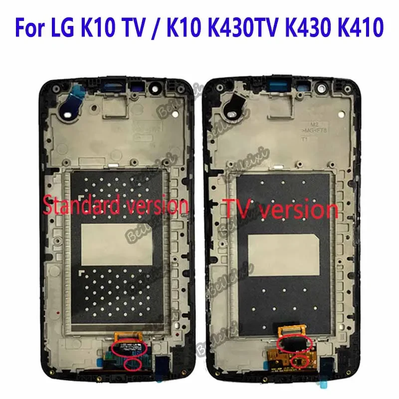 For LG K10 TV K430TV K430 K430Y K430H K410 K430DV K420N F670S F670L F670K LCD Display Touch Screen Digitizer Assembly For LG K10