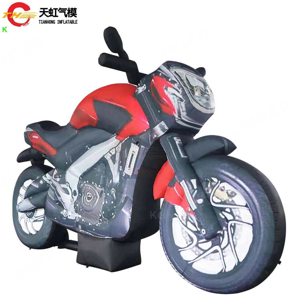 Custom Made Giant inflatable Motor Van Motorcycle Model Huge Large Customized Inflatable motor bicycle motorbike