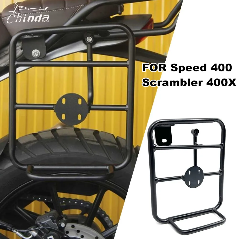 For Triumph Speed 400 Speed400 Scrambler 400X Scrambler 400 X 2024 Motorcycle Side Luggage Rack Fuel Tank Spare Frame