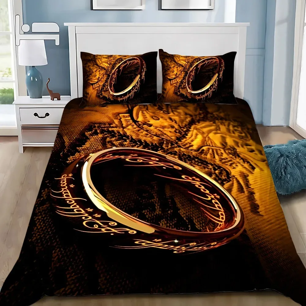 

Classic Movie Print Duvet Cover Pillowcase Ring King Size Bedding 2/3pcs Bedding Set for Boys Girls Bedroom Decoration Gift