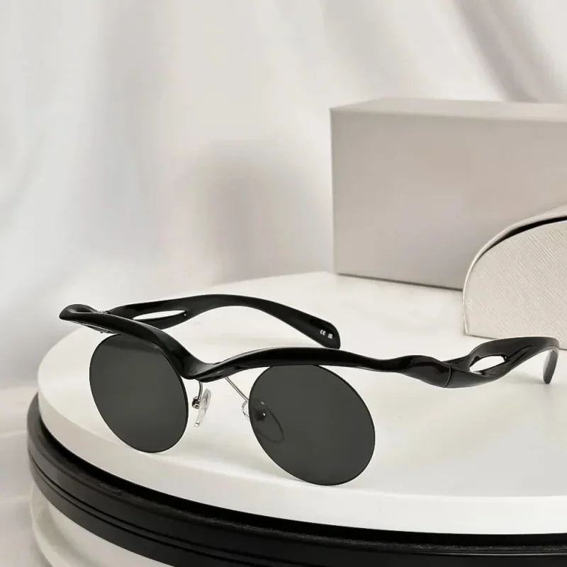 Sunglasses Women Outdoor Business travel polarized sunglasses Gradient lenses high quality Luxury fashion Small Face glasses New