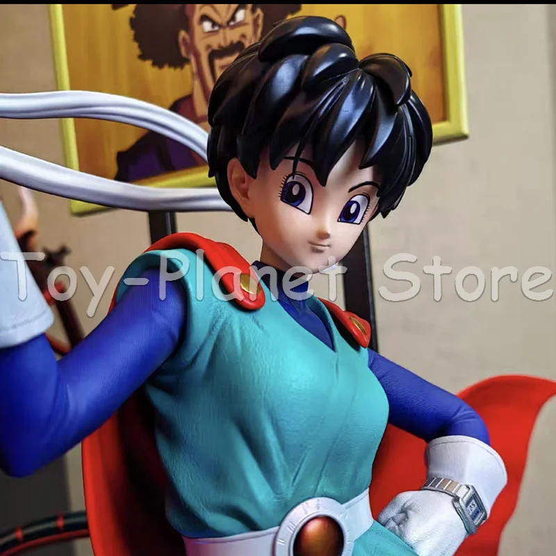 Neue Dragon Ball Z Videl Figur Replaceab Heads Great Saiyaman Videl Actionfiguren Gk Statue Sammlung Modell Individuelles Spielzeug