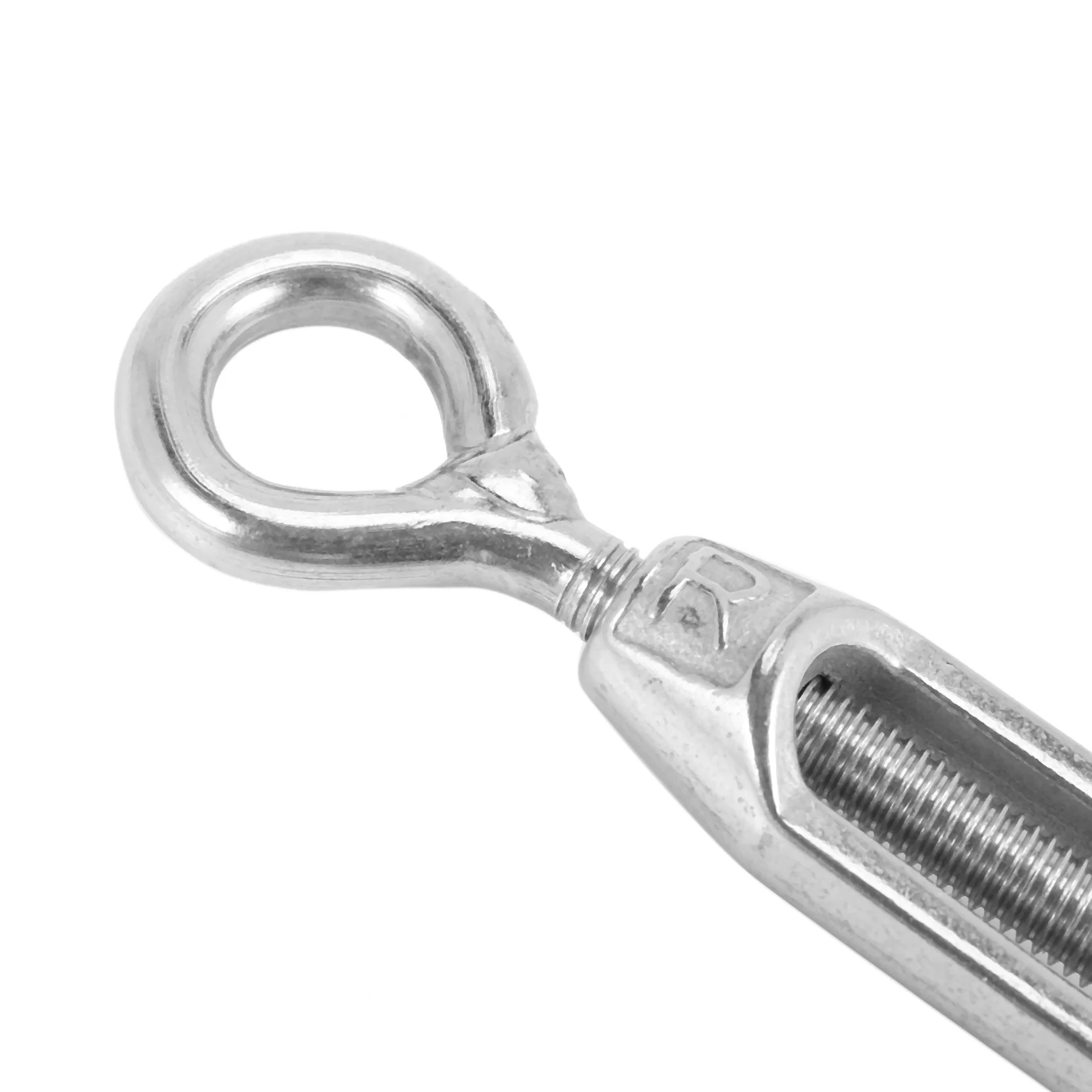 M4 Stainless Steel 304 Eye & Eye Turnbuckle Wire Rope Tension (5Pcs)