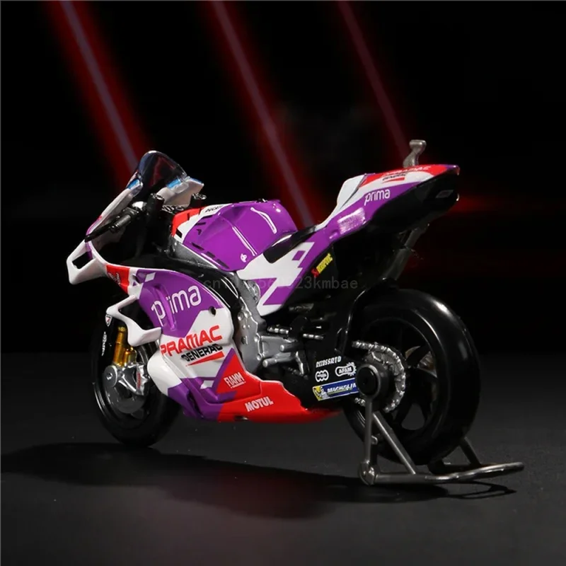 Maisto Motorcycle Model Pramac Racing 1:18 2022 Ducati #5 Zarco #89 Martin Simulation Alloy Vehicle Collection Decoration Gifts