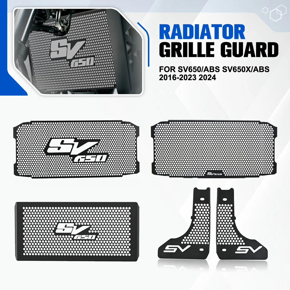 

For SUZUKI SV650/ABS SV650X/ABS 2016-2023 2024 New Motorcycle Accessories Radiator Grille Guard Cover Grille Fuel Tank Protector