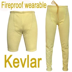 Kevlar Motorcycle pant aramid fireproof wearable protective gear riding touring kevlar shorts motorbike firefighter trousers