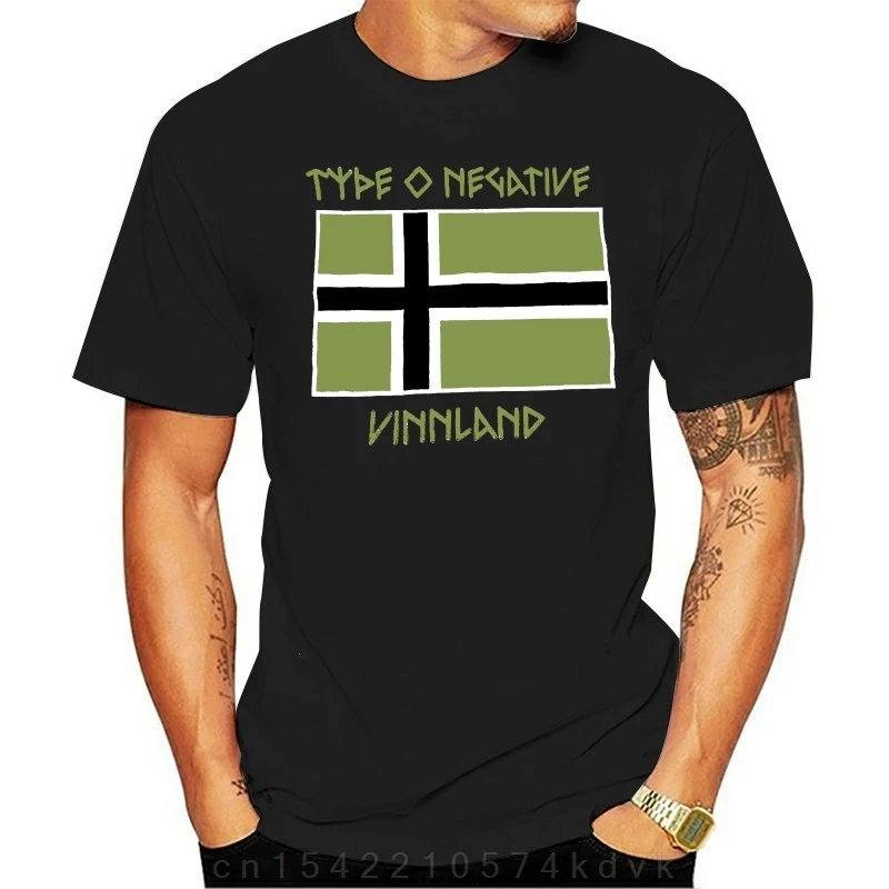 Leisure O-neck T-shirt Rare New  Type O Negative Vinnland New Reprint Usa Size