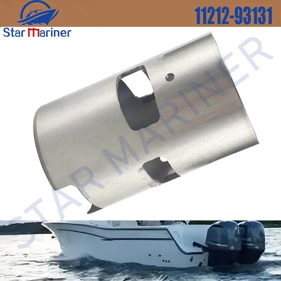 

Гильза цилиндра лодочного двигателя 59 мм 11212-93131 для подвесных моторов SUZUKI DT9.9 DT15 9.9 л.с. 15 л.с. 2-тактных 11212-93900