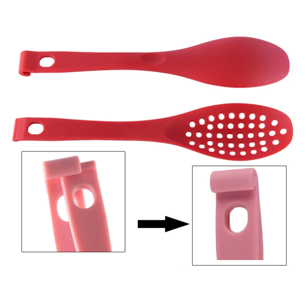 

Bread Multifunctional Nylon Food Clip Non Slip Handle Cake Tongs Kitchen Tools Salad Clip Hanging Hole Pink Color