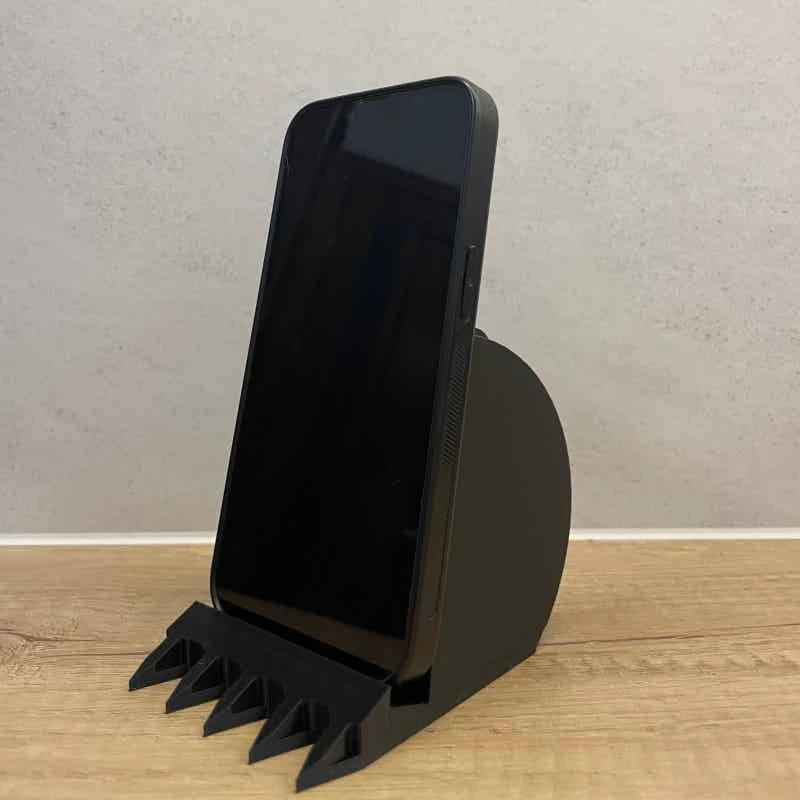 

Excavator Bucket Shaped Phone Stand Desktop Holder for Smartphones and Tablets