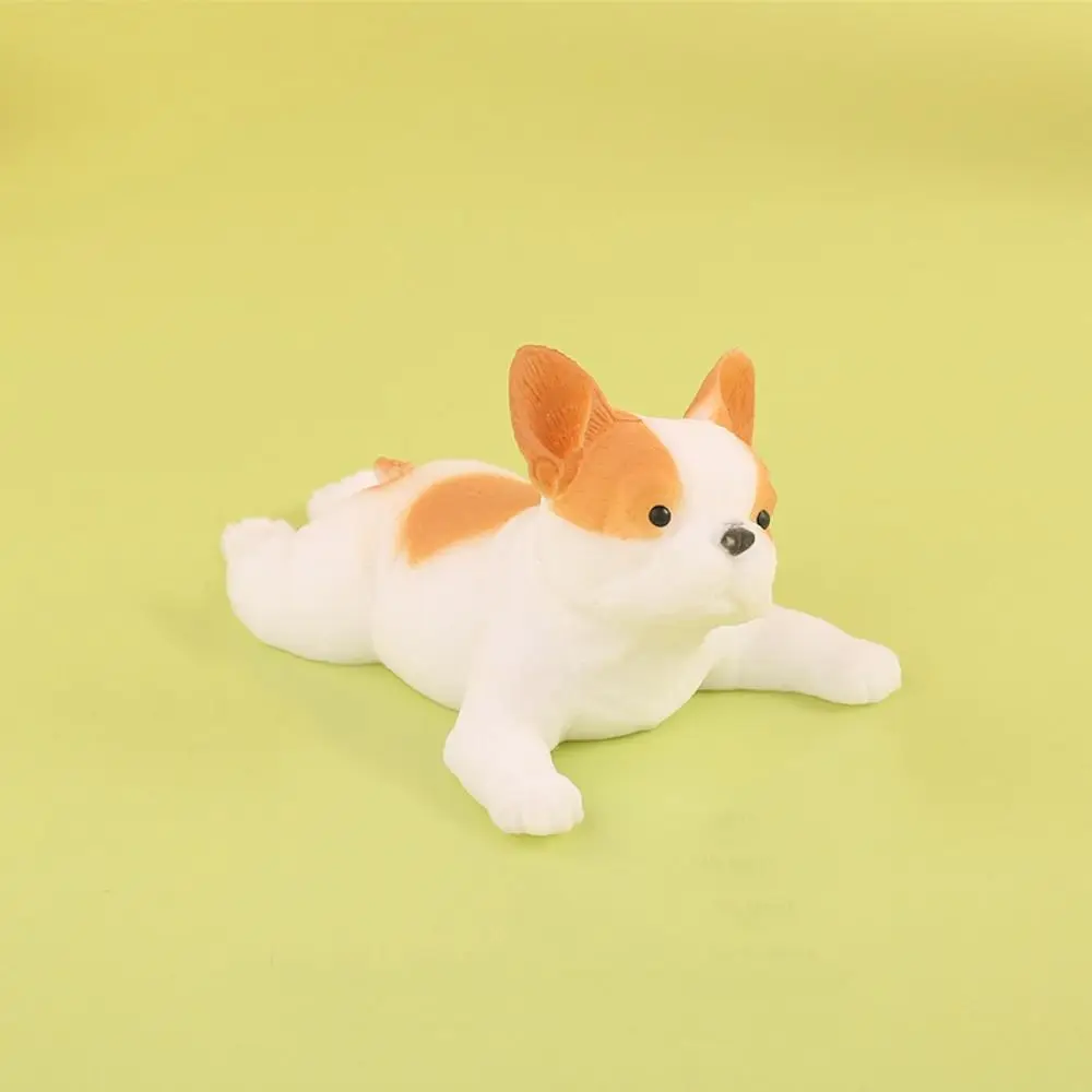 Fidget ของเล่นสุนัขบีบของเล่น Sensory Pretend Play Soft Squeeze ของเล่นลูกสุนัข Kawaii น่ารัก French Bulldog บีบของเล่นการถ่ายภาพ Props