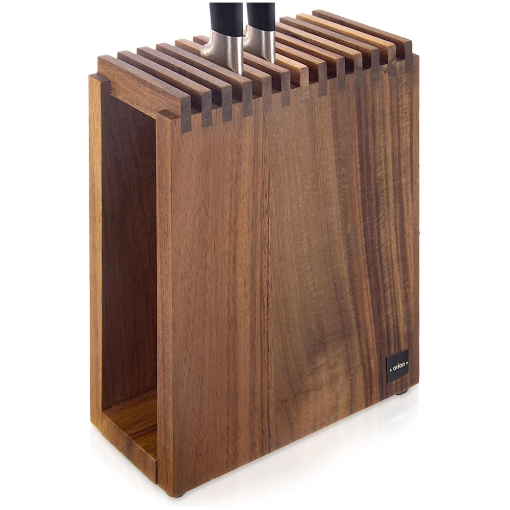 Houten Messenrek Met Compartimenten