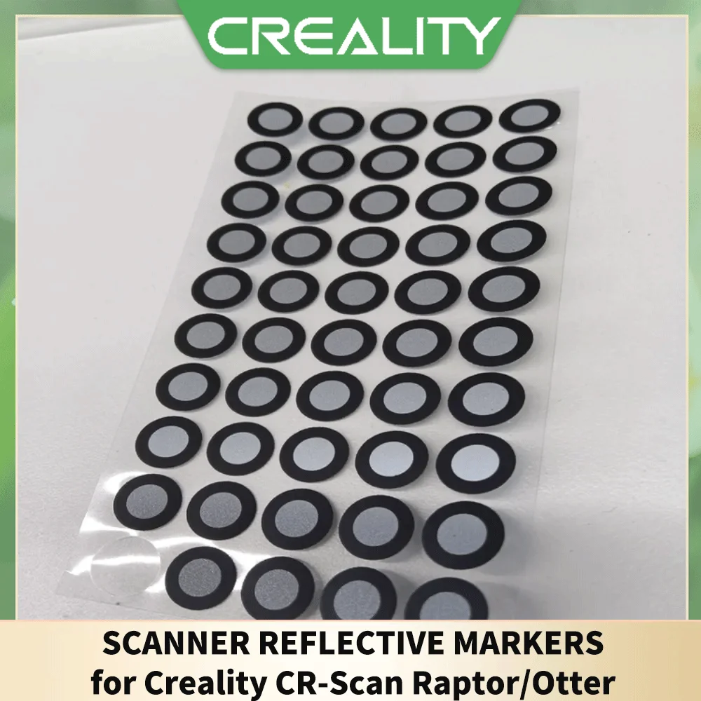 

Creality Official 3/6mm SCANNER REFLECTIVE MARKERS for Creality CR-Scan Raptor / Otter 40 Sheet Per Box 3D Printing Accessories