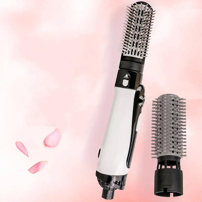 

Hair Dryer Brush Professional Hair Straightener Comb Curling Iron Brush Blow Dryer Hair Iron Rotating Hot Air Brush