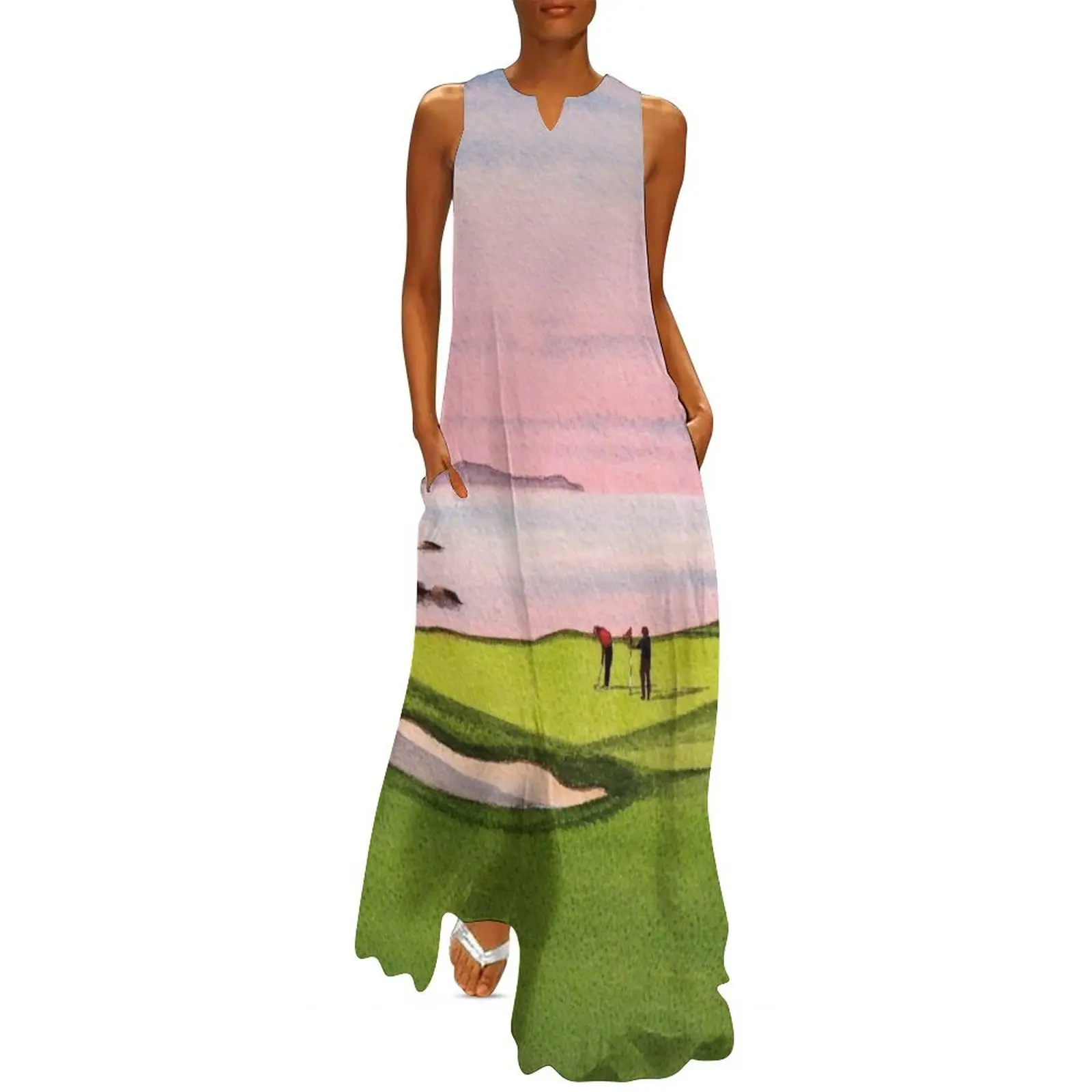 

Pebble Beach Golf Course 8th Hole Long Dress Womens dresses Women dresses summer Dress