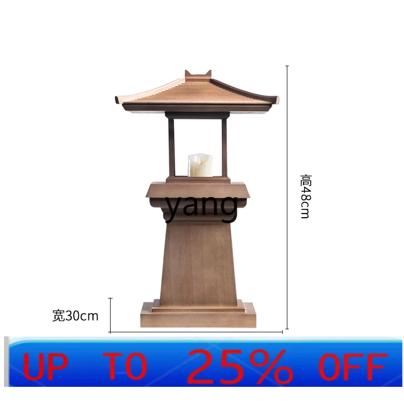 

CX Zen Antique Architecture Handmade Creative Pavilion Candlestick Ornament Decoration Furnishings