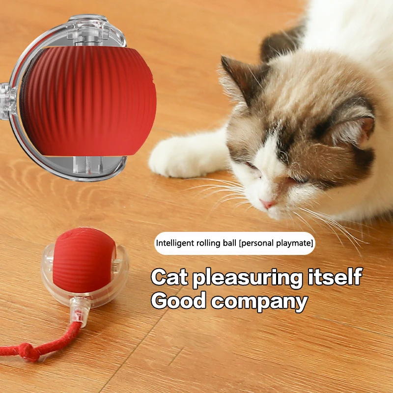 

Bite Resistant Automatic Cat Balls Cat Toy Balls Jumping Ball With Rope Pet Supplies Pet Supplies