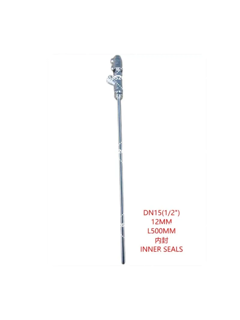 Universal Anti-Drip Filling Head with One-Way Valve for Small Caliber Liquids, Precision Nozzle Tip for Dispensing Systems