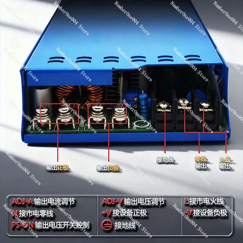 110V 220V To 24V 72V DC Switching Power Supply PFC Constant Voltage for Industrial