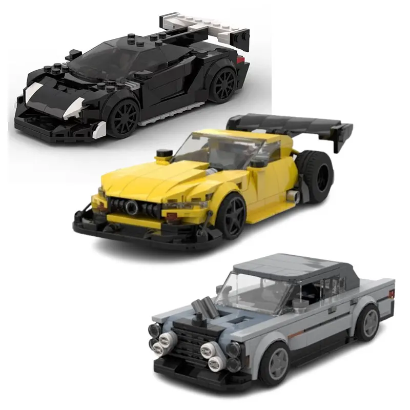 263-piece small building block set, new design, featuring cars, vehicles, and city models – a perfect toy gift for boys
