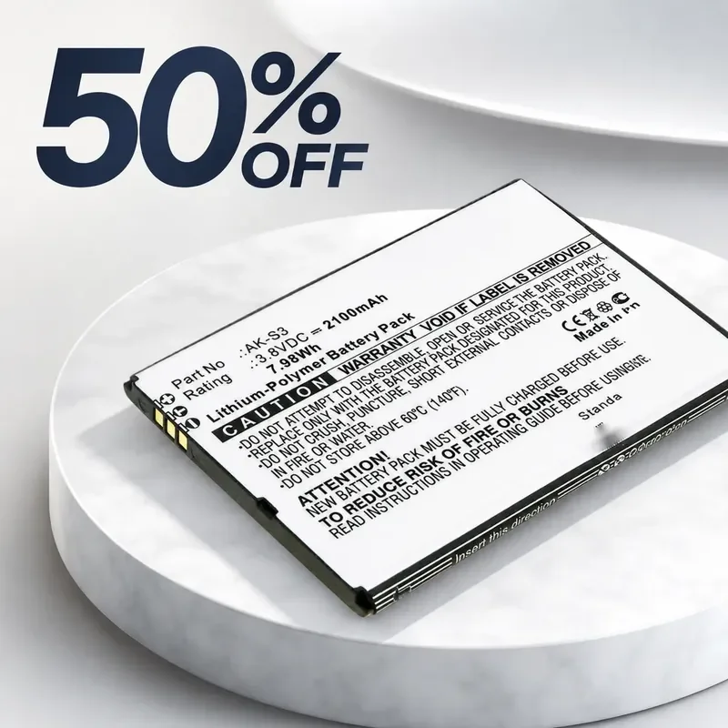 

3.8V 2100mAh Replacement Battery for Emporia AK-S3 BNA-WB-P15554