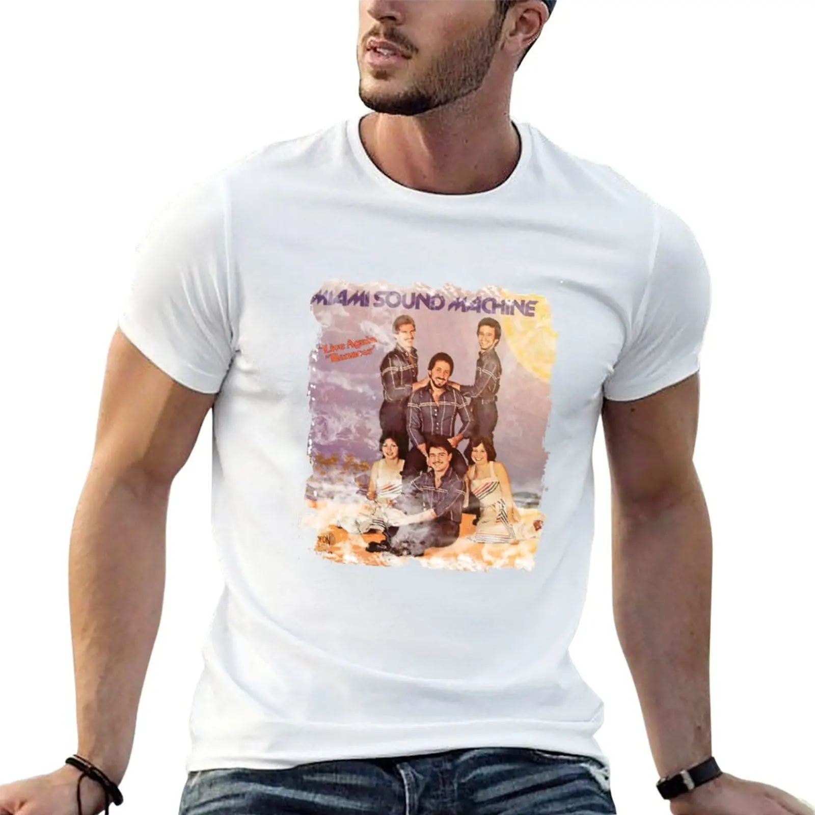miami sound machine T-Shirt Street Style Casual Tee Shirt