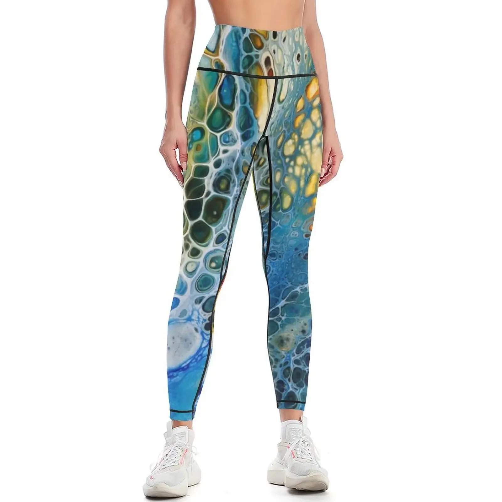 

More Than This Abstract Leggings fitness set gym Jogger pants sports tennis for joggers for Womens Leggings