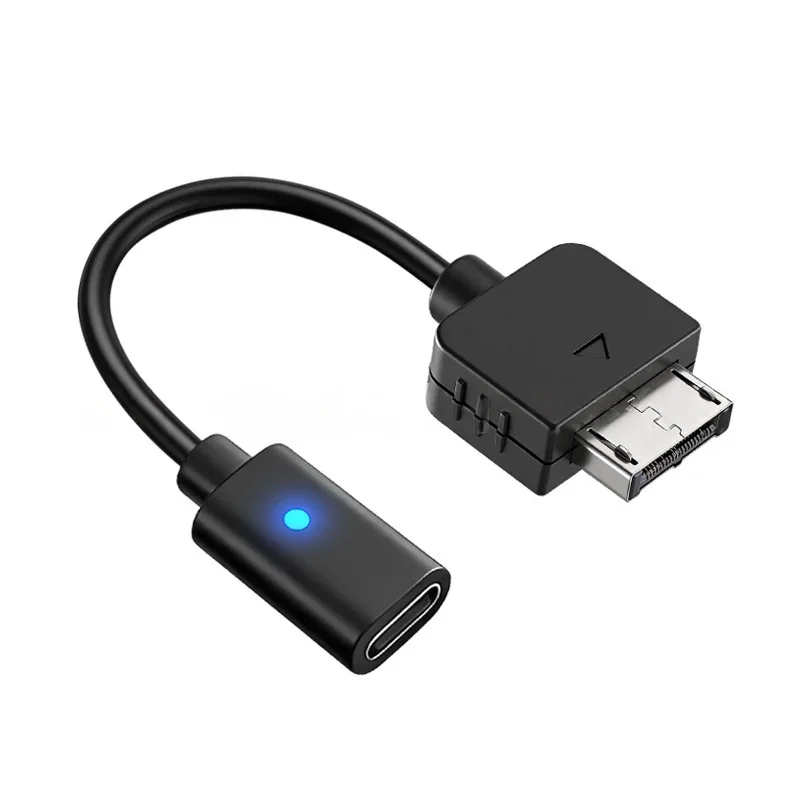 Кабель USB-C для зарядного адаптера контроллера 1000, светодиодный преобразовательный шнур Type-C для консоли PS Vita 1000, провод питания