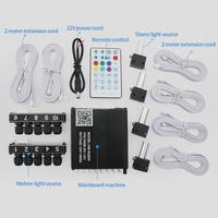 Car Starry Sky Ceiling Fiber Optic Modified Ceiling App Bluetooth Control Starry Sky Branch Light Source Machine White Light Starry Sky Lamp