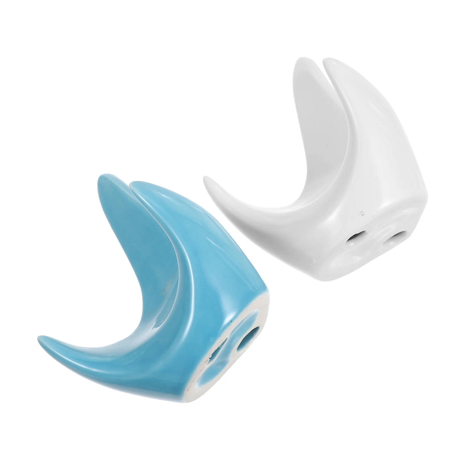 

2Pcs Ceramic Ocarina Stand Holder Stable Tripod Design for 6-Hole 12-Hole Ocarinas Display Base Tripod Stand Ocarina Holder Base