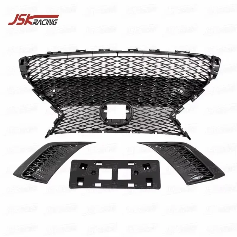 F-Sport Style ABS Front Grille and Foglight Cover for 2018-2019 Lexus E250 E260