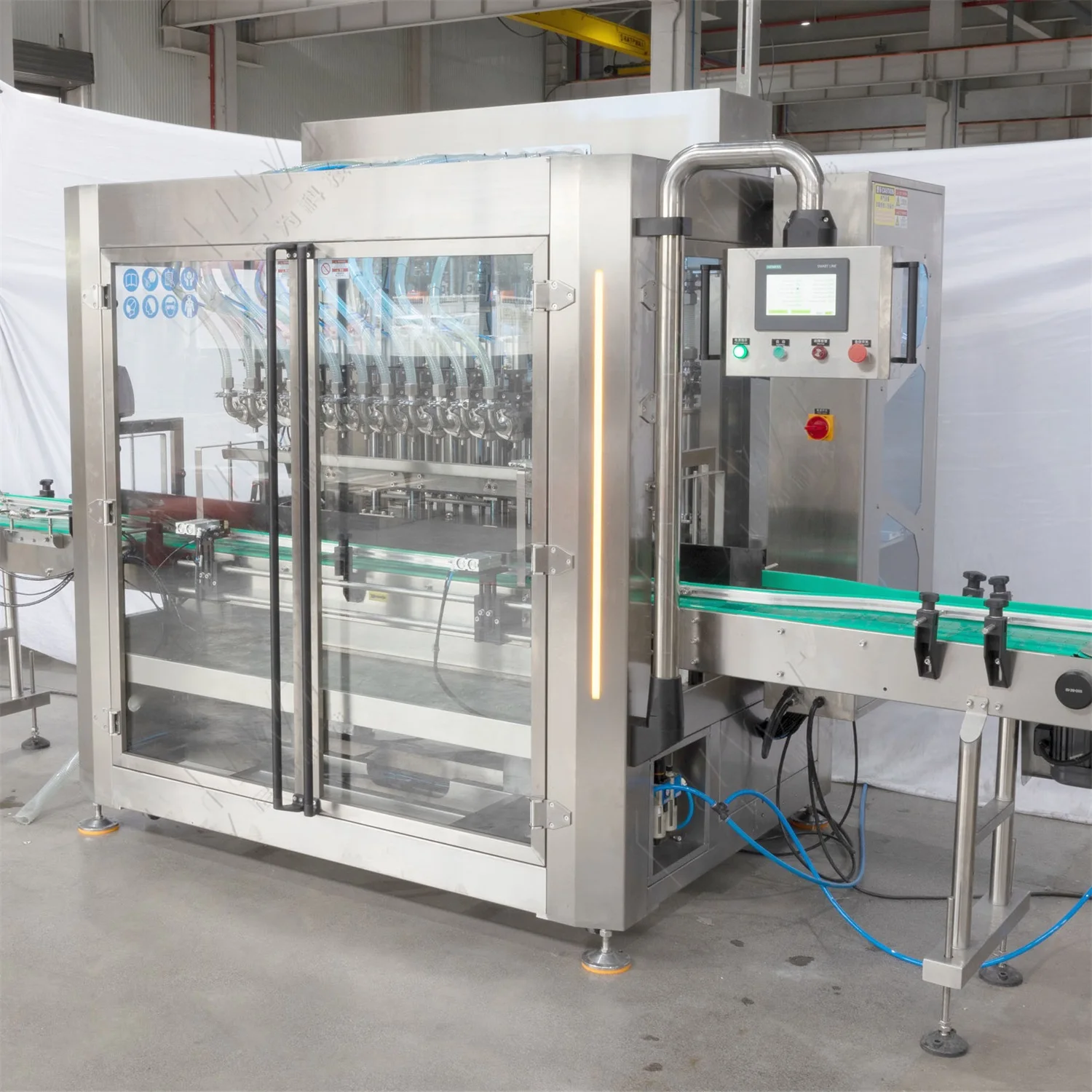 Food Sauce Industry Export High-Performance 12-Head Double Row Servo Filling Line