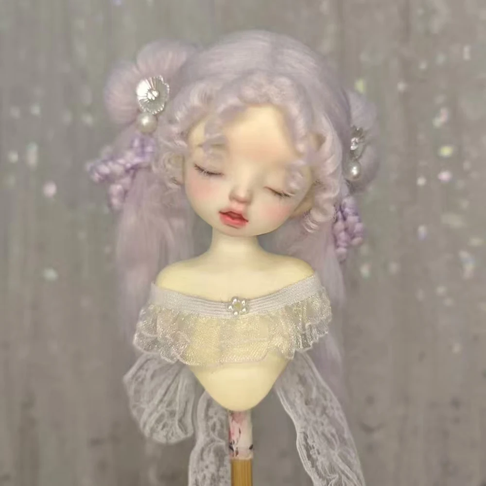 Doll Wig For OB11 BJD Doll 1/8 1/6 1/4 1/3 1/12 BJD SD Doll Hair Colorful Wig Princess Doll Fake Hair Wig Can Customized