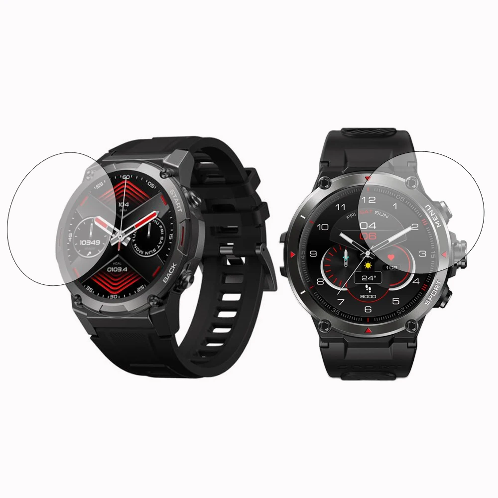 Hartglas Smartwatch Schutz folie für Zeblaze Vibe 7 Pro/GTR 3/Stratos 2 Lite/Ar 3 Pro Smart Watch Displays chutz folie