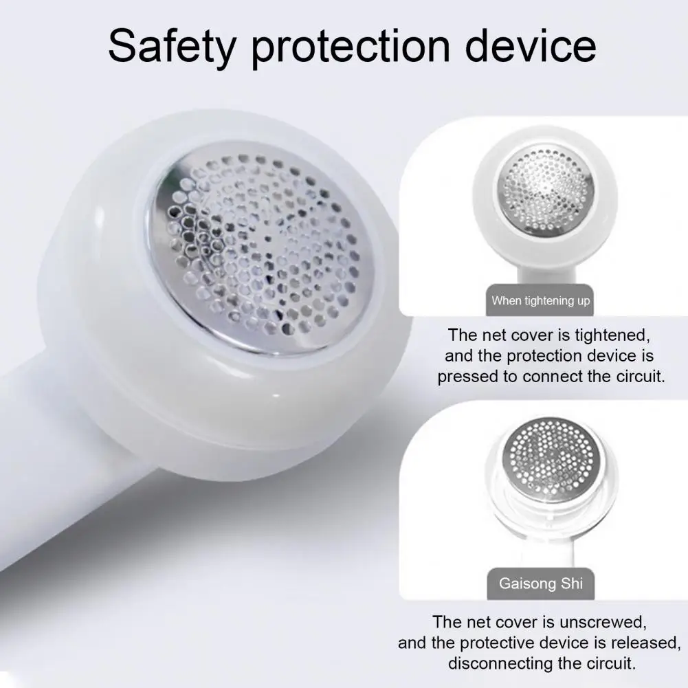 ステンレス製メッシュ糸くず除去器-電動ファブリックシェーバー-usb充電式-3枚刃-セーター毛玉取り器-コードレス衣類糸くず除去器