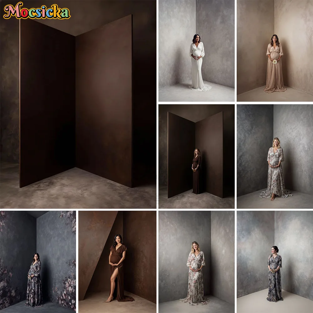 

Mocsicka Maternity & Baby Portrait Backdrop Photography 3D Abstract Wall Background Adult Birthday Wedding Photobooth Studio