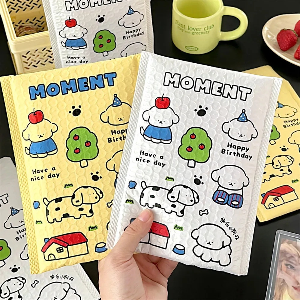 10 Stück niedliche Cartoon-Hunde-Luftpolstertaschen, stoßfeste Express-Verpackungstaschen, Luftpolsterumschläge, Schutztaschen