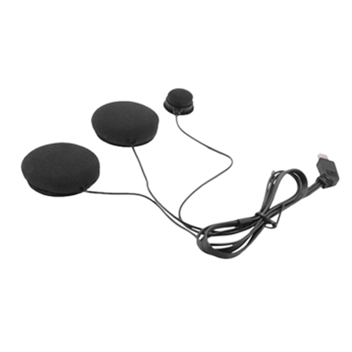 2pair Motorcycle Helmet Bluetooth Headset Microphone Speaker Headset Accessories for Full-Helmet