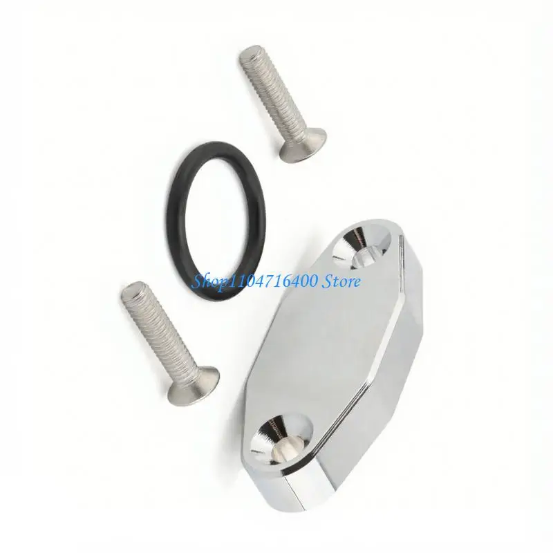 y1gd Accuracy Engineered DISPLAY Oil Refrigerator Block Away Plate Aluminum Mixture Plan Easy Installation Includes Seal Screws
