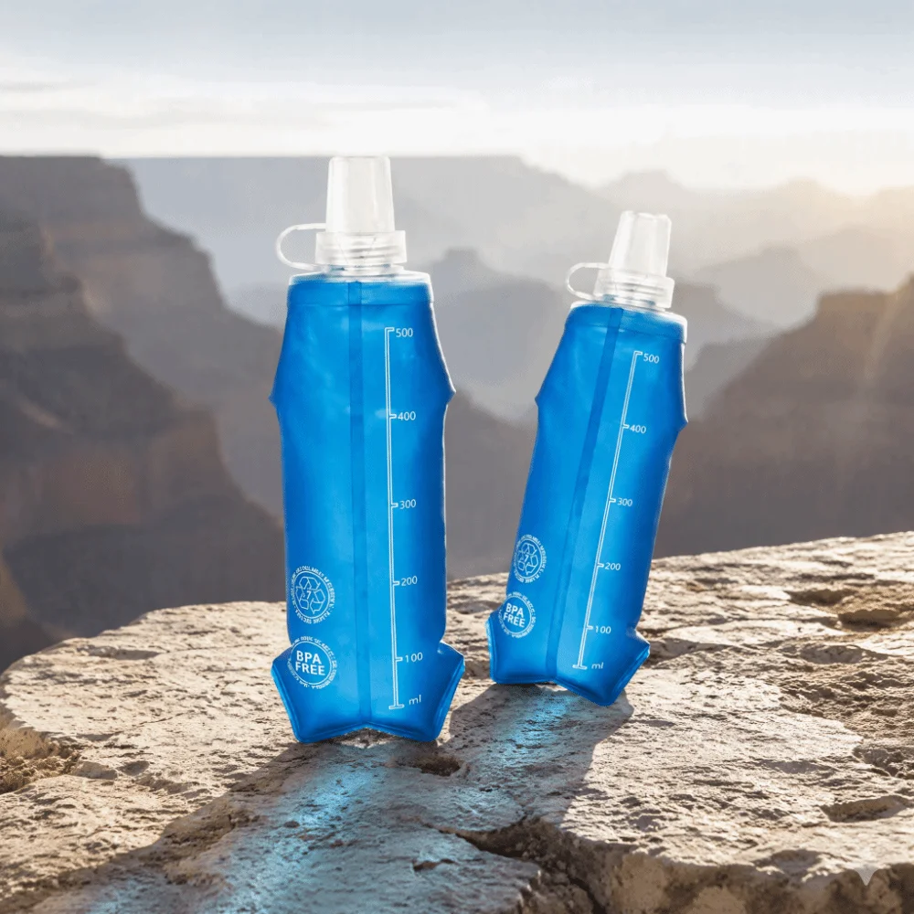 Water Bag Collapsible - Conjunto de 2 Garrafas de Água