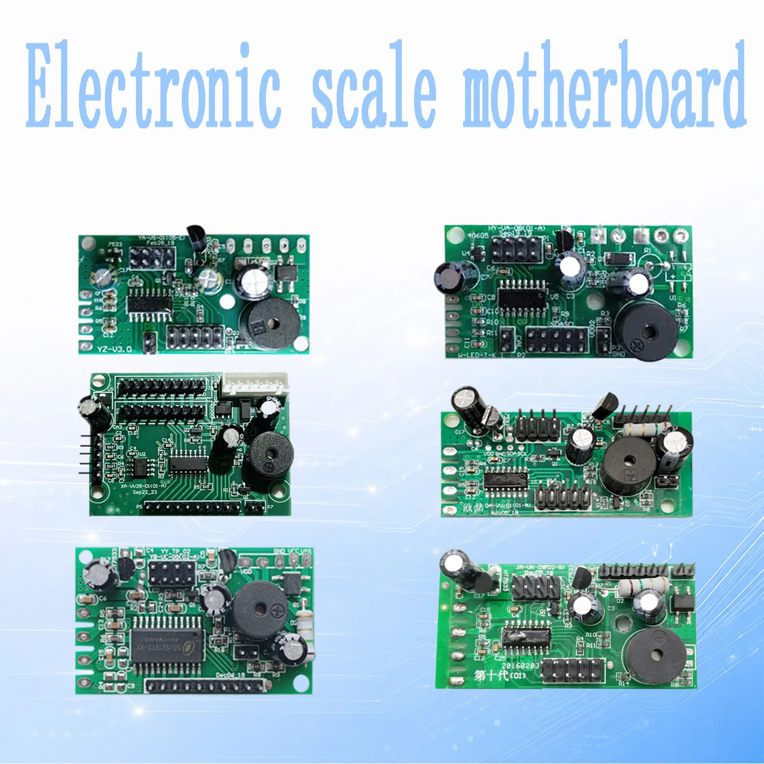 Electronic Scale Motherboard Chip Circuit Board LED LCD Electronic Scale Accessories Black Red Word Display, Made in China