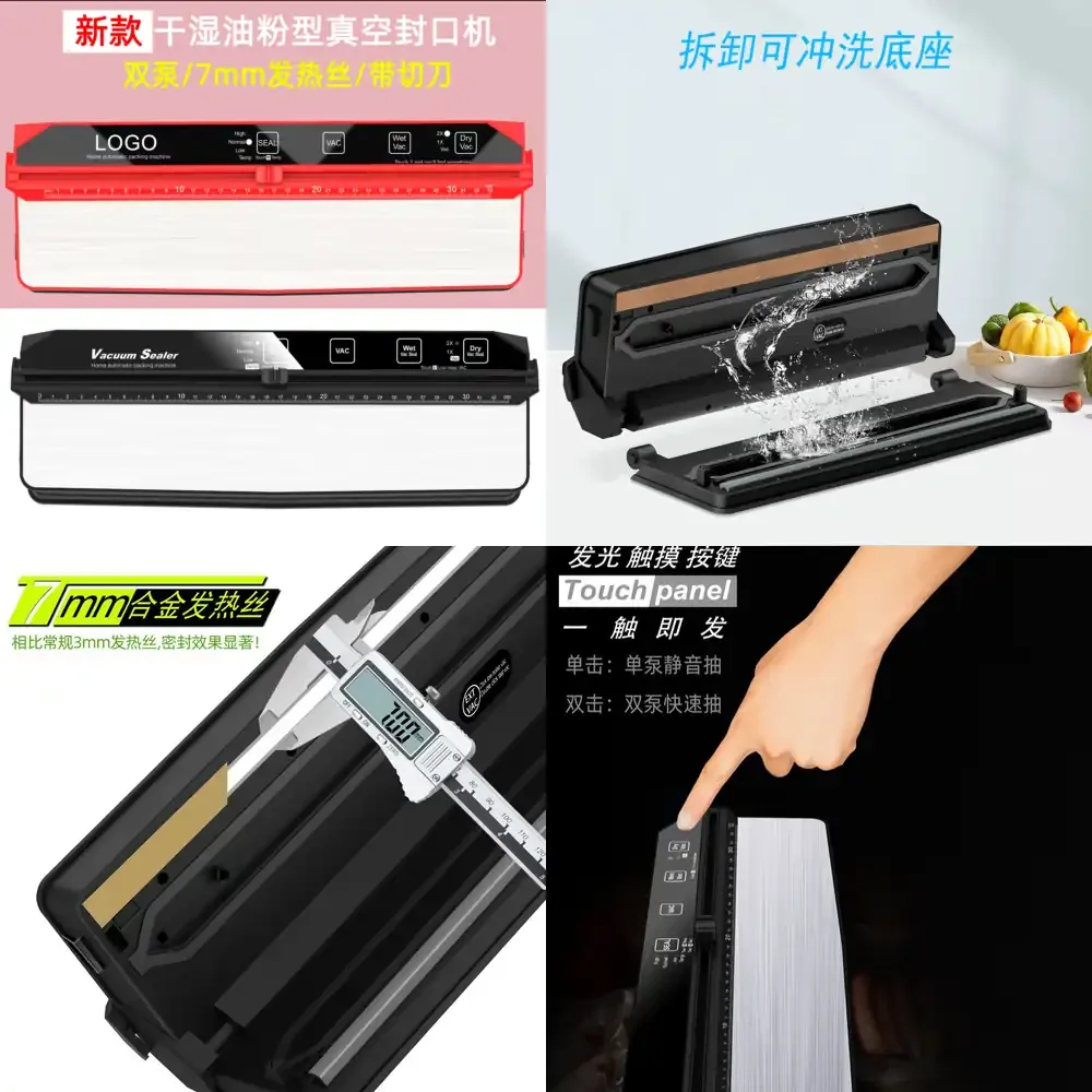 

Cross Border Compact Food Vacuum Sealer Kitchen Vacuum Packaging Machine Freshness Preserving Vacuum Sealer