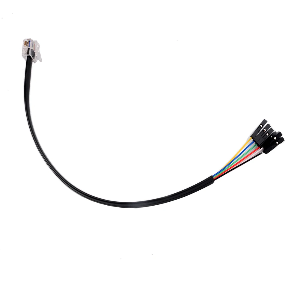 25cm EV3 Extension Line 6p6c Building Blocks Crystal Head to 6P Female DuPont Head Connector Wire for Microbit Robot:Bit ev3/nxt