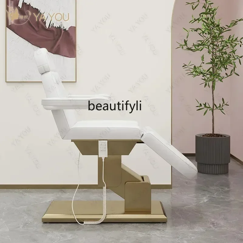 

LJY Electric beauty bed lifting pattern embroidery bed dental treatment face bed