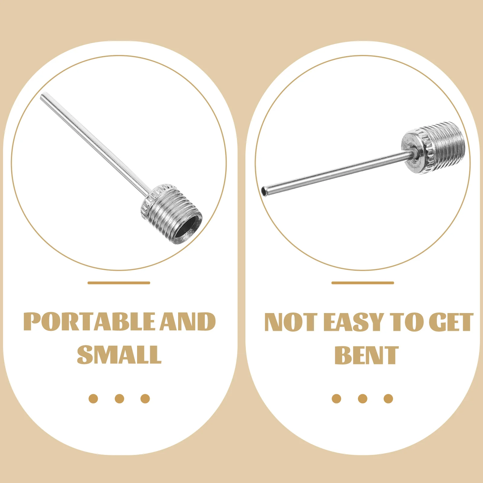 

100pcs Basketball Inflation Needle Stainless Steel Portable Ball Pump Tool For Soccer Volleyball Rugby Football Air Pump