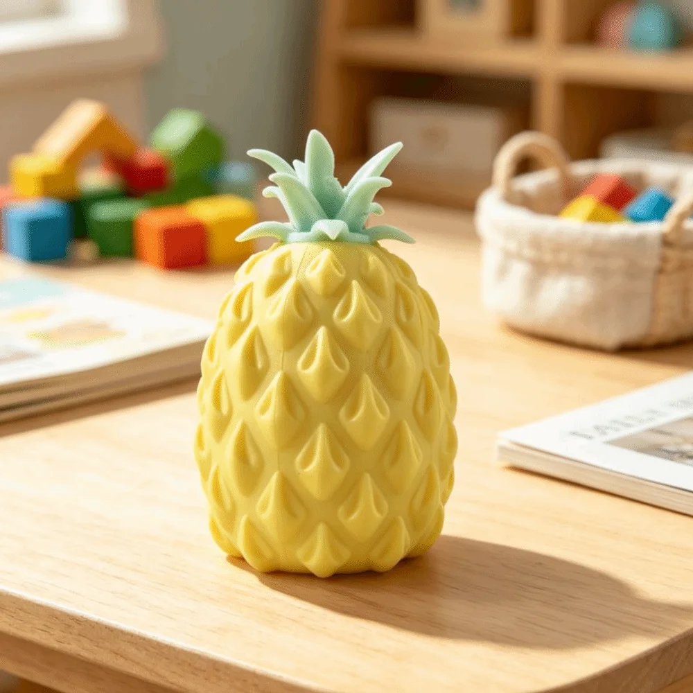 Realistic Pineapple Simulation Pineapple Squishy Soft Simulation Fruit Simulation Pineapple Squeeze Water Feeling