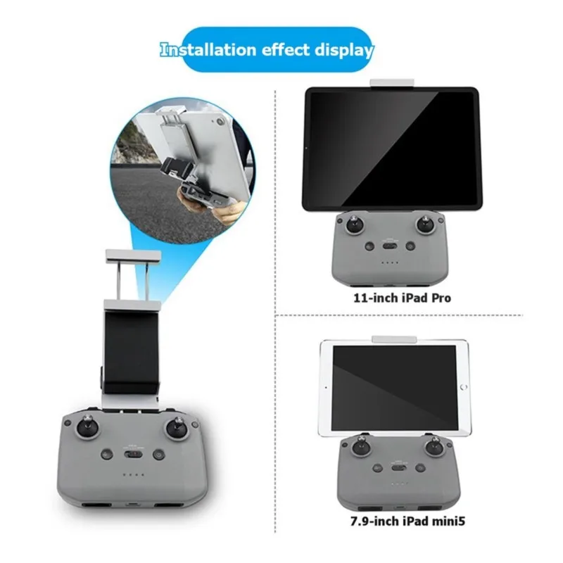 a93phot-マウントブラケットアクセサリー-dji-mini2-air2-air2s-air3-mavic3-lito1-フリップドローンリモコンアルミタブレット電話ホールド用