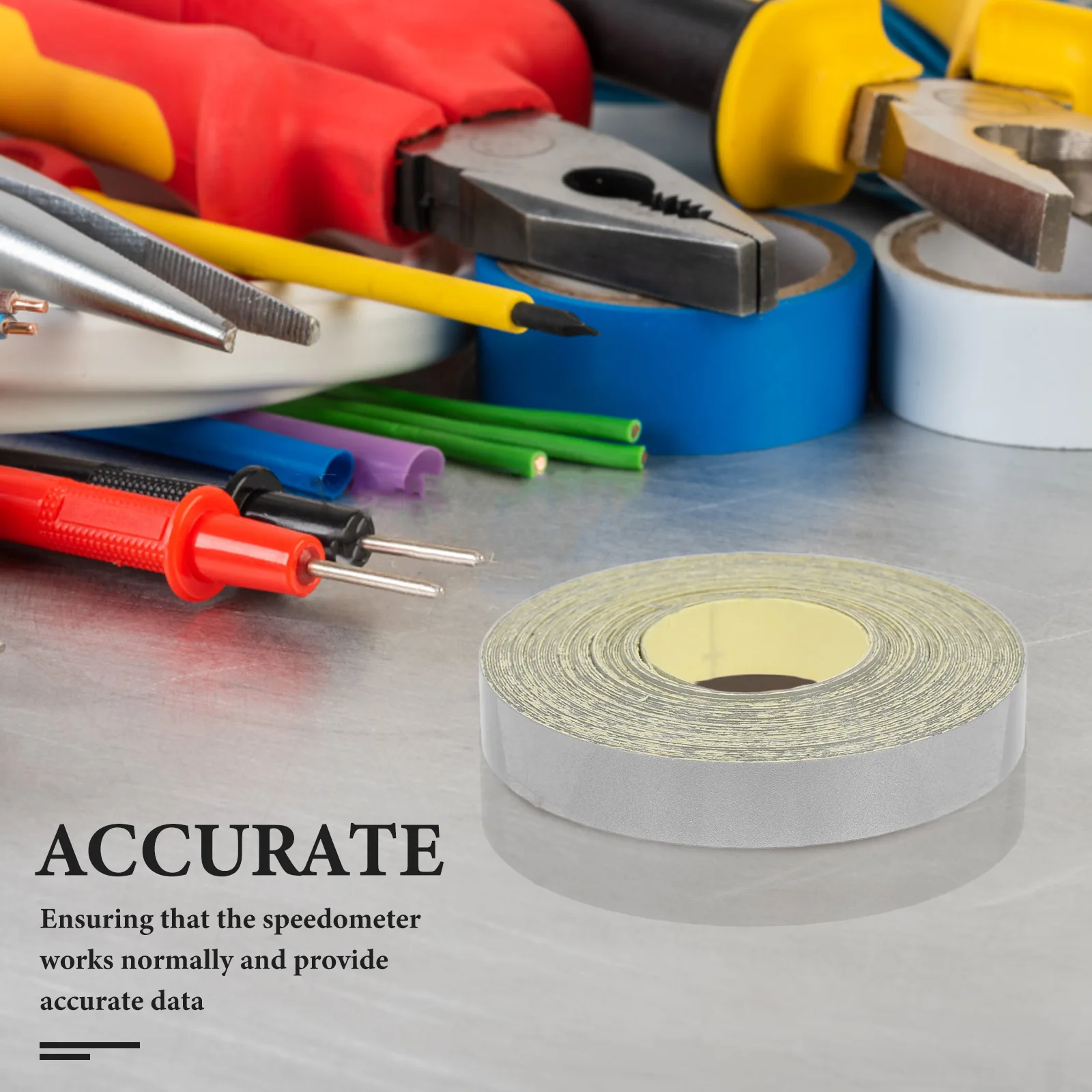 

Reflective Paper Speedometer Tester Tachometer Strips High Accuracy Portable Design Enhanced Visibility Reflective Material